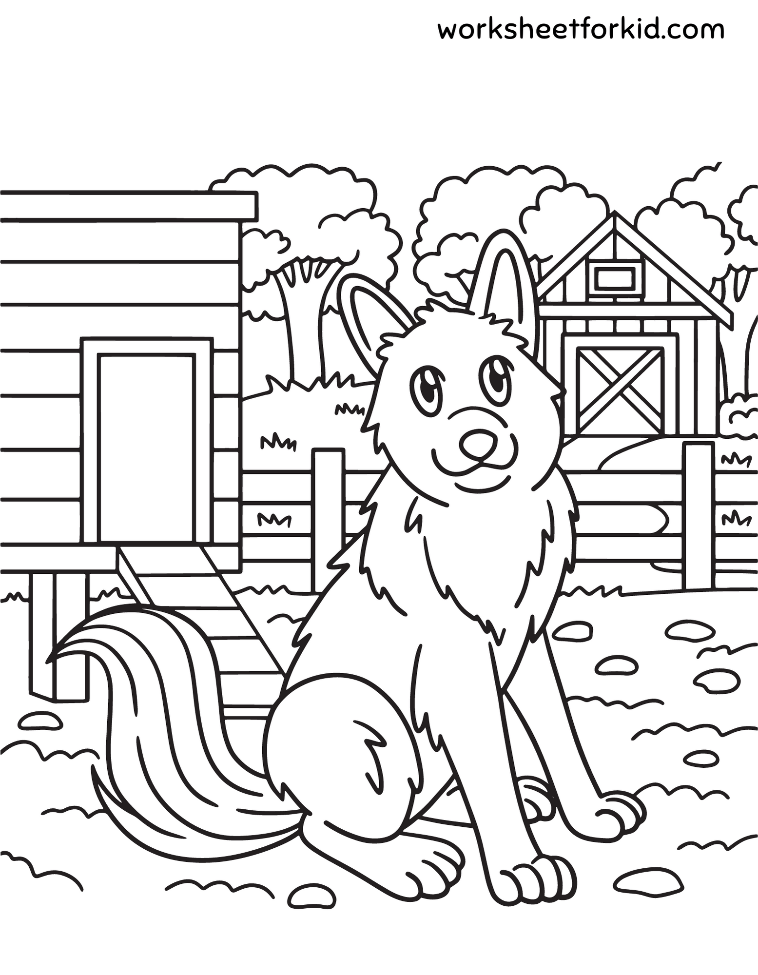 Free Animals Coloring Pages-23